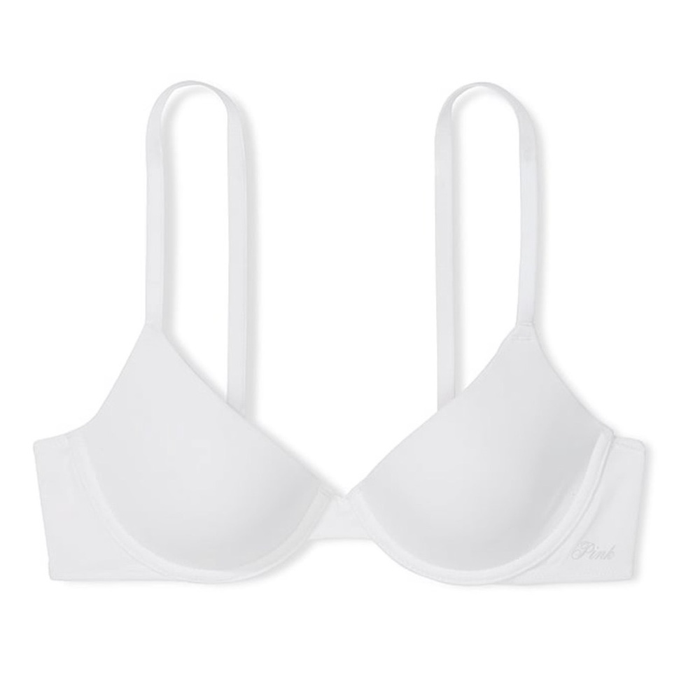New Pink Victoria's Secret Wear Everywhere T-Shirt Lightly Lined Bra Size 28C